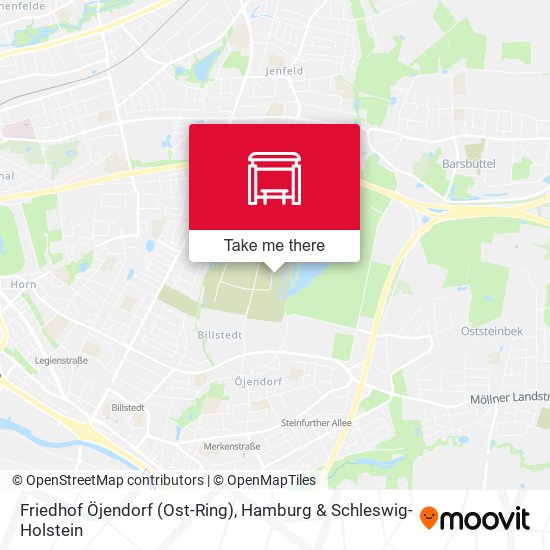 Friedhof Öjendorf (Ost-Ring) map