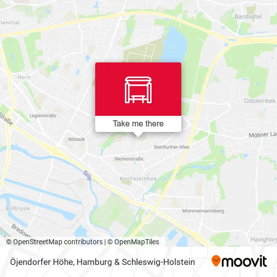 Карта Öjendorfer Höhe