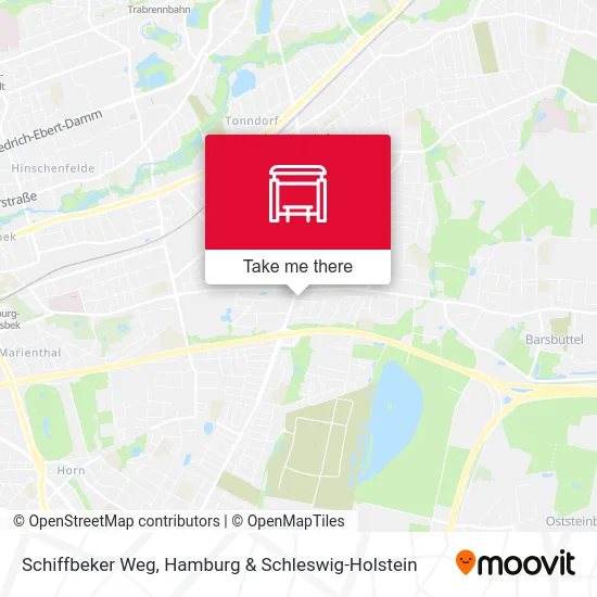 Карта Schiffbeker Weg