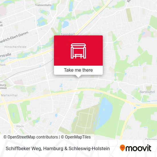 Карта Schiffbeker Weg