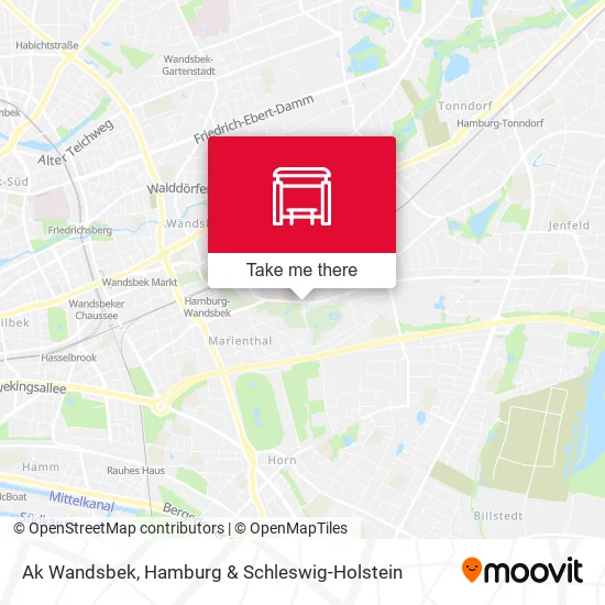 Карта Ak Wandsbek