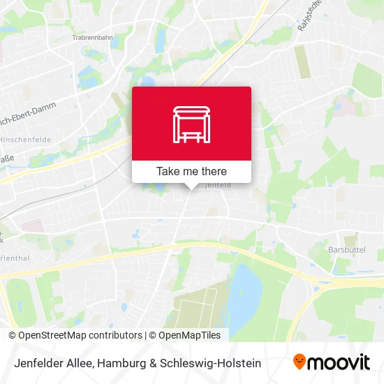 Карта Jenfelder Allee