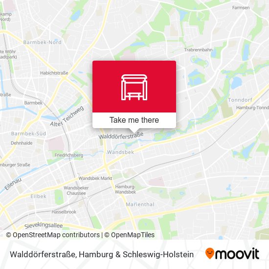 Walddörferstraße map