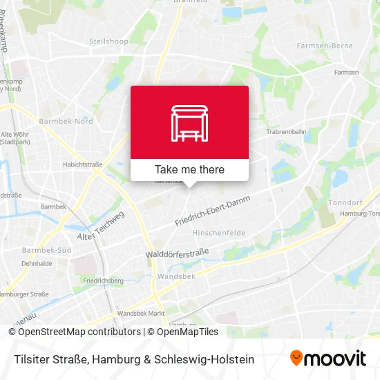 Карта Tilsiter Straße