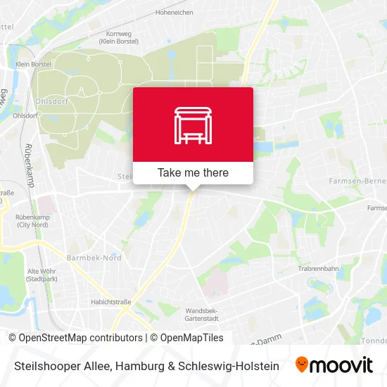 Карта Steilshooper Allee