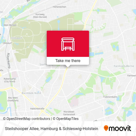 Карта Steilshooper Allee