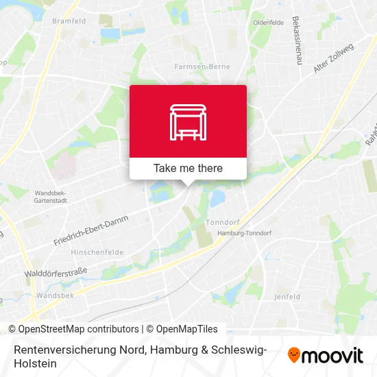 Rentenversicherung Nord map