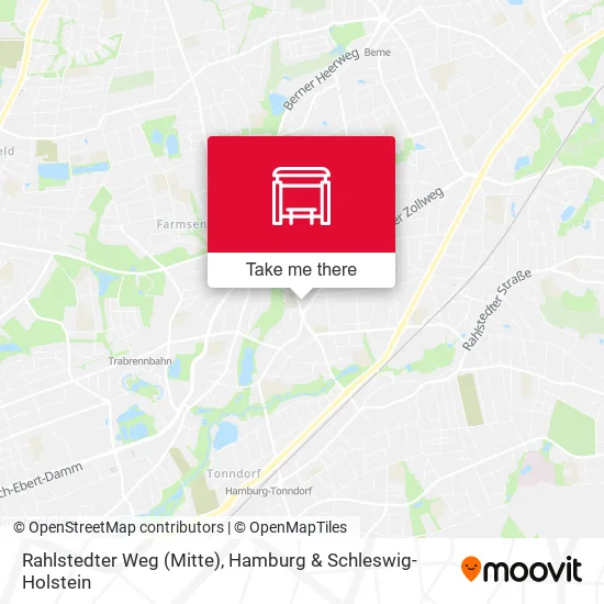 Карта Rahlstedter Weg (Mitte)