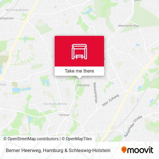 Карта Berner Heerweg