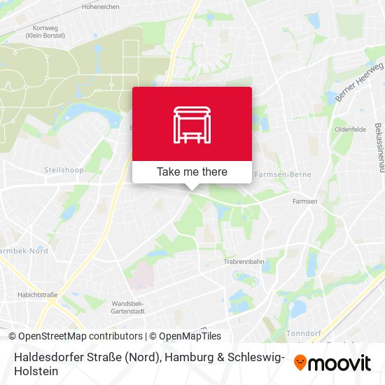 Haldesdorfer Straße (Nord) map