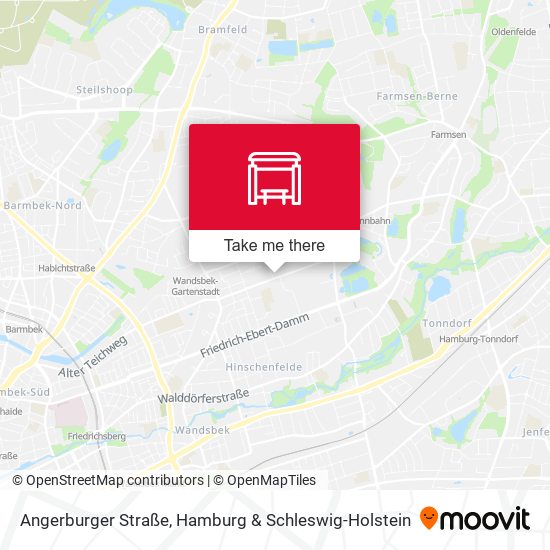 Angerburger Straße map