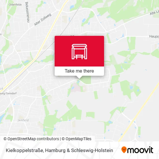 Карта Kielkoppelstraße
