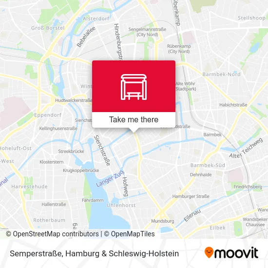 Карта Semperstraße