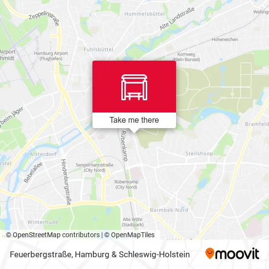 Карта Feuerbergstraße