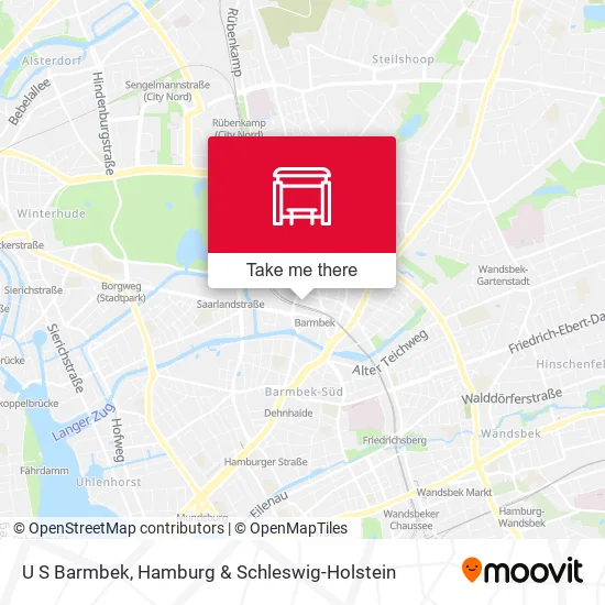 Карта U S Barmbek