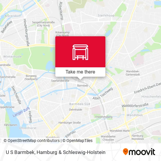 Карта U S Barmbek