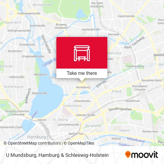 Карта U Mundsburg