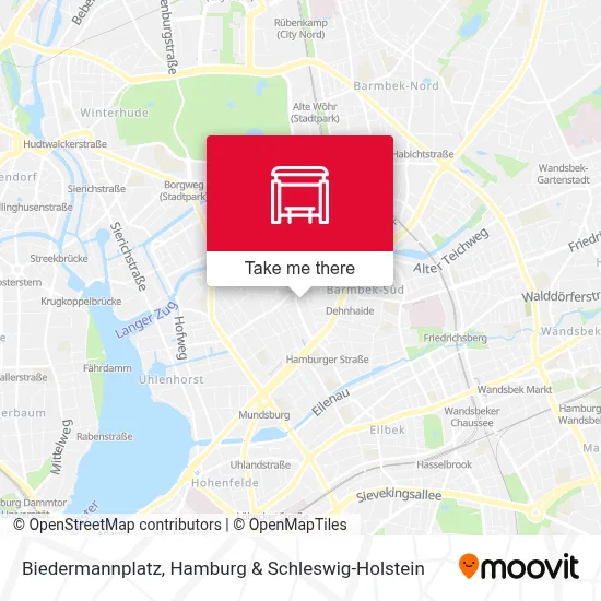 Biedermannplatz map