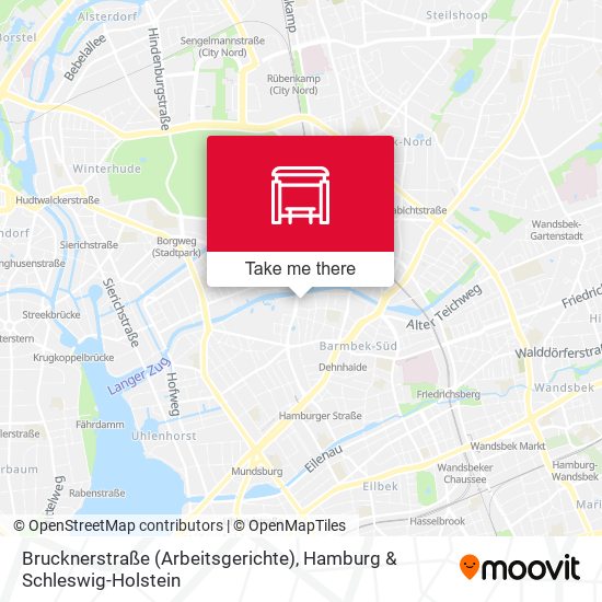 Brucknerstraße (Arbeitsgerichte) map