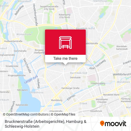 Brucknerstraße (Arbeitsgerichte) map
