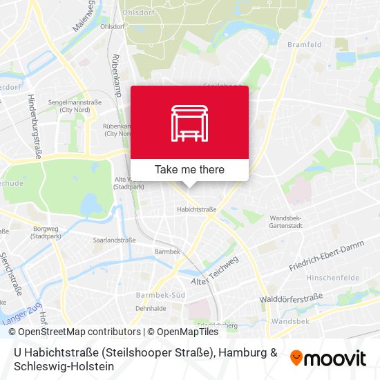 U Habichtstraße (Steilshooper Straße) map