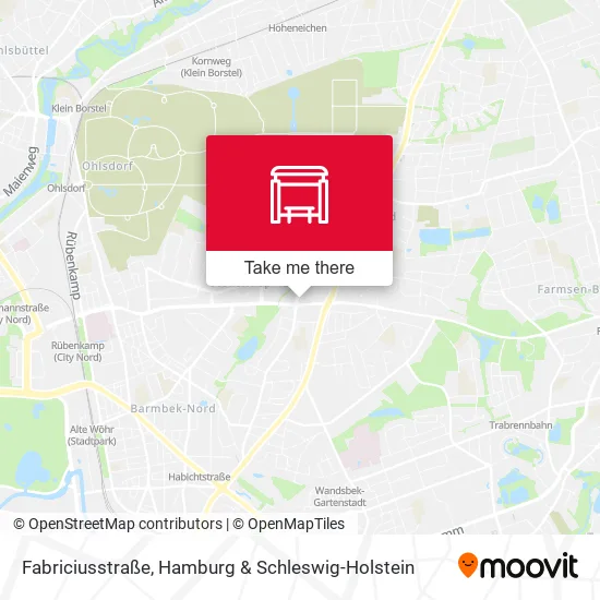Карта Fabriciusstraße