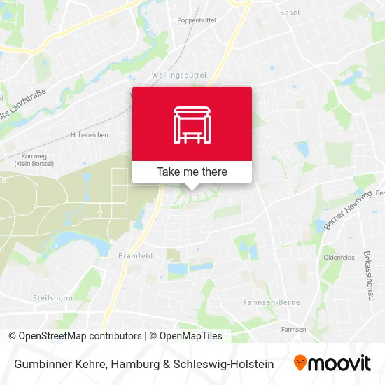 Карта Gumbinner Kehre