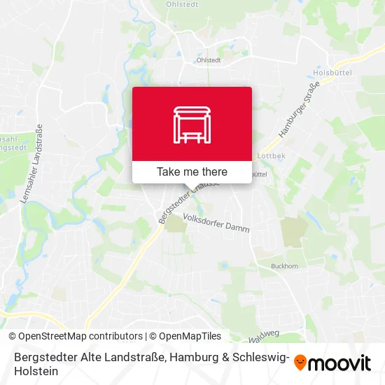 Карта Bergstedter Alte Landstraße