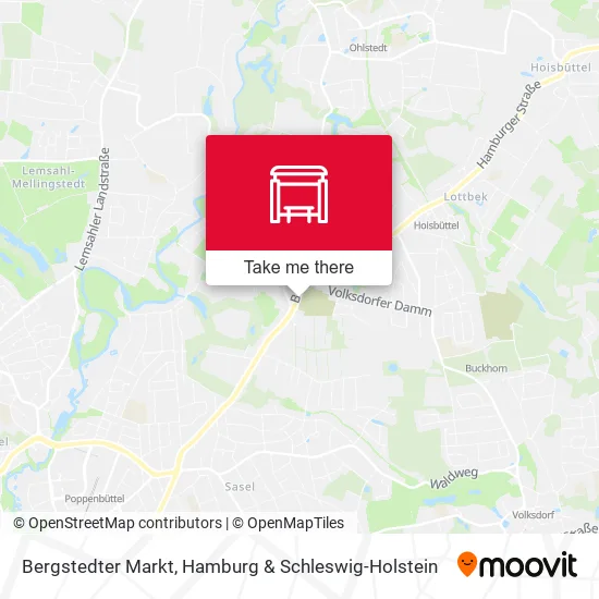 Карта Bergstedter Markt
