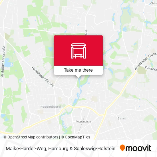 Карта Maike-Harder-Weg