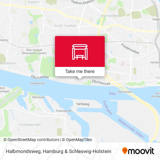Карта Halbmondsweg