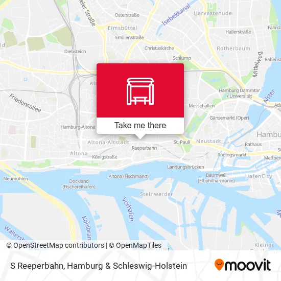 Карта S Reeperbahn