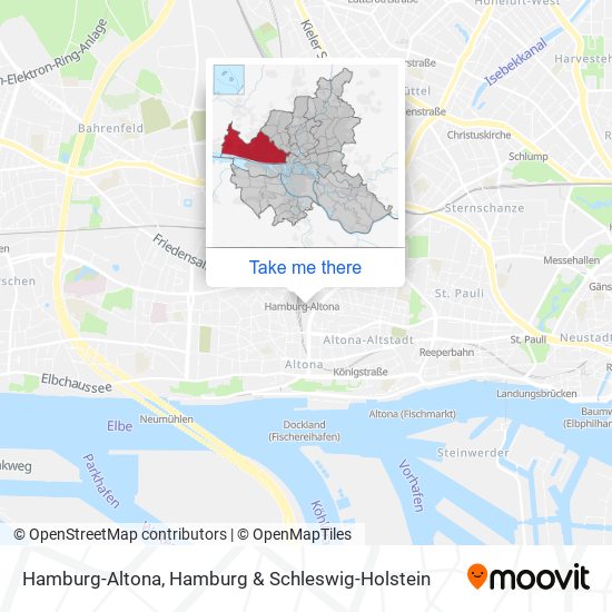 Карта Hamburg-Altona