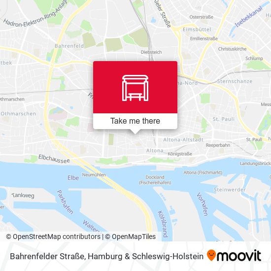 Bahrenfelder Straße map