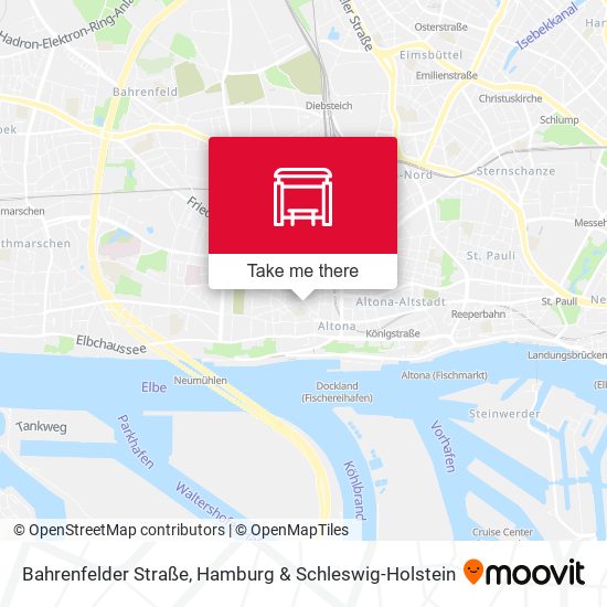 Bahrenfelder Straße map