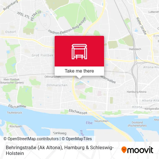 Карта Behringstraße (Ak Altona)