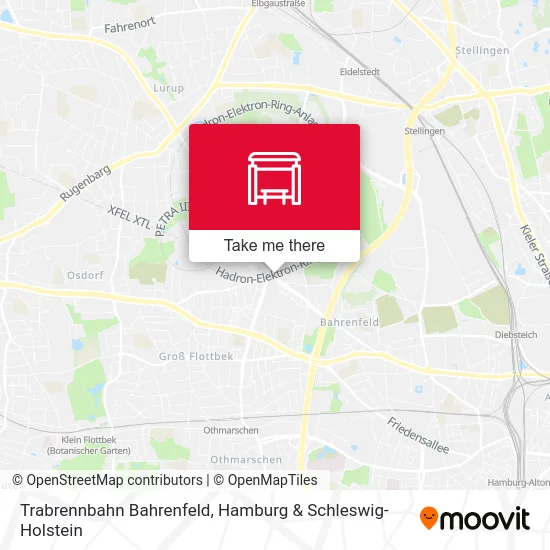 Карта Trabrennbahn Bahrenfeld