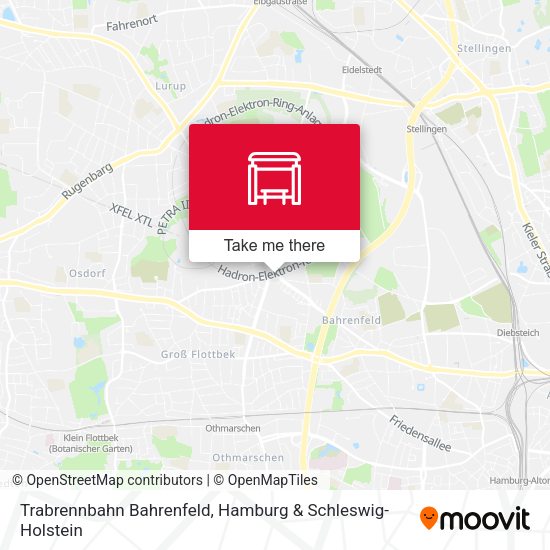 Trabrennbahn Bahrenfeld map