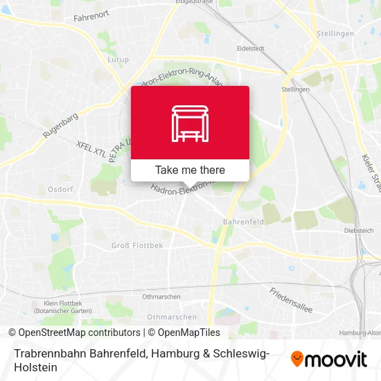 Карта Trabrennbahn Bahrenfeld
