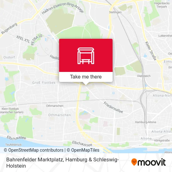 Карта Bahrenfelder Marktplatz
