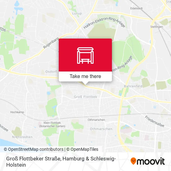 Карта Groß Flottbeker Straße