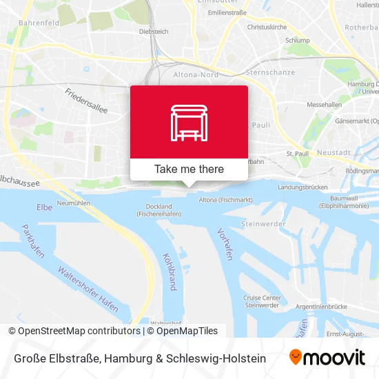 Карта Große Elbstraße