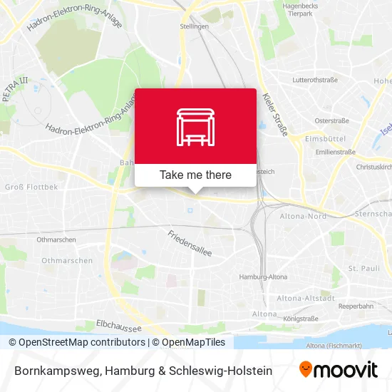 Карта Bornkampsweg