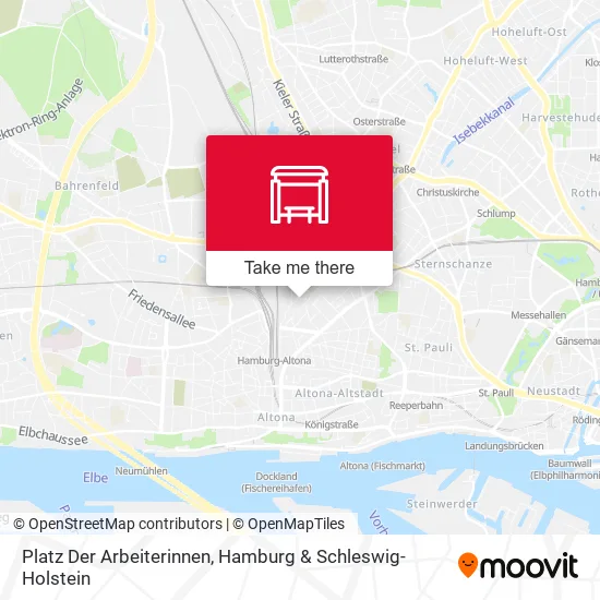 Карта Platz Der Arbeiterinnen