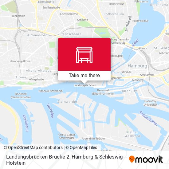 Landungsbrücken Brücke 2 map