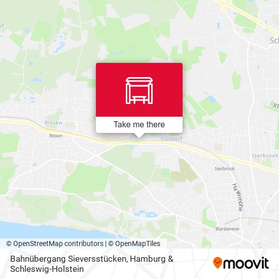 Bahnübergang Sieversstücken map