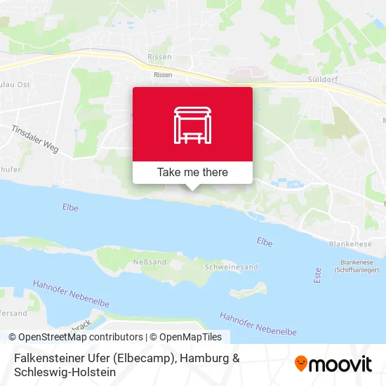 Карта Falkensteiner Ufer (Elbecamp)