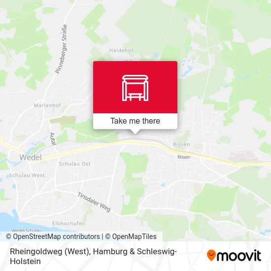 Rheingoldweg (West) map
