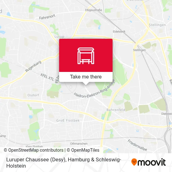 Luruper Chaussee (Desy) map