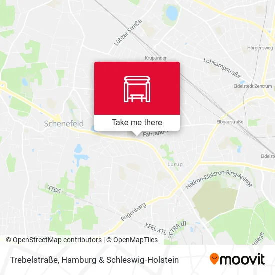 Карта Trebelstraße